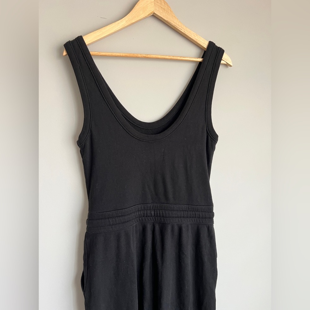Everlane French Terry Black Jumpsuit - Size Small - Organic Cotton - Picture 6 of 8